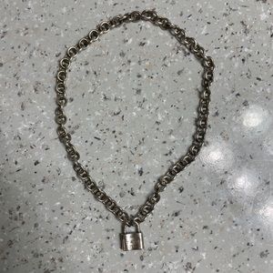 Tiffany & Co. 1837 Pad Lock Rolo Chain
Chocker Necklace